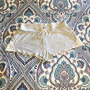 Aerie Lounge Shorts with Lace Detail - Size L